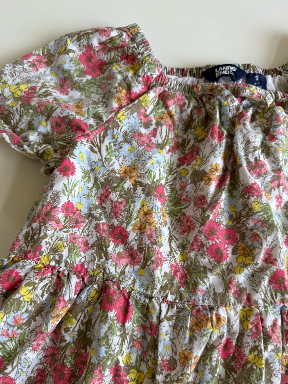 Lands' End 🌸 Floral Top